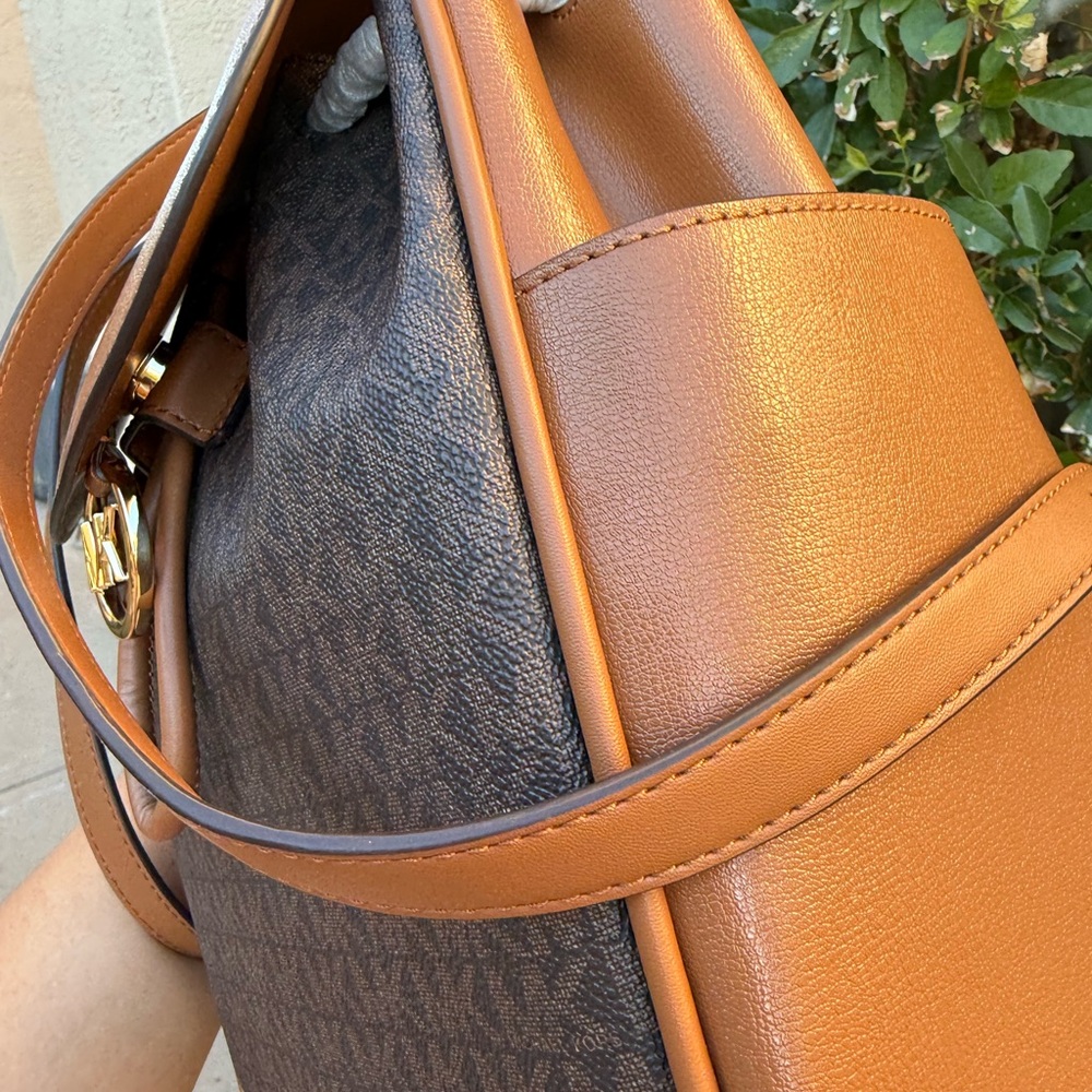 Michael Kors Brown and Tan Women's Backpack - Picture 4 of 5